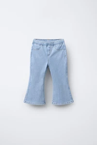 FLARE DENIM LEGGINGS