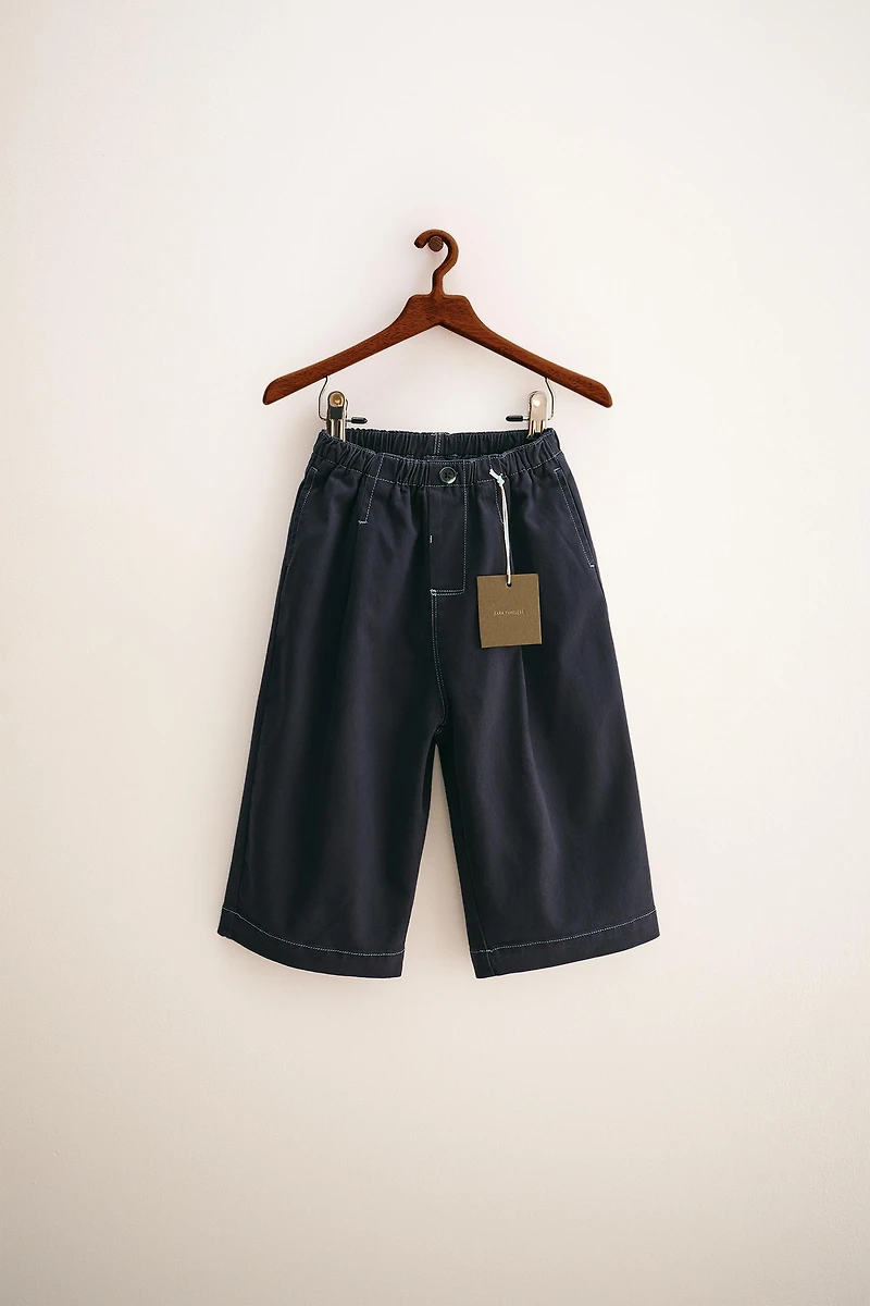 ZARA TIMELESS - CONTRAST SOFT TOUCH BAGGY PANTS