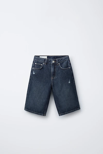 BERMUDA EN DENIM COUPE WIDE