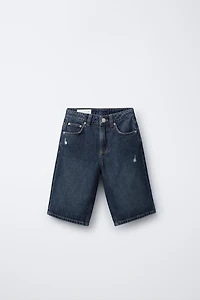 BERMUDA EN DENIM COUPE WIDE