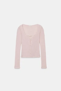 COMBINATION LACE TOP JACKET