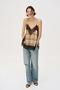 PLAID CAMISOLE