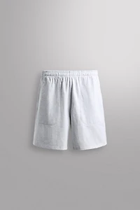 9" COTTON SWEATSHORTS