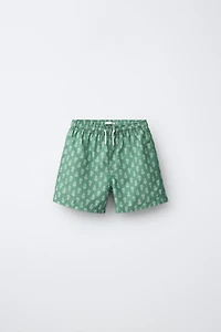 AGES 6-14 / PRINTED SWIM SHORTS