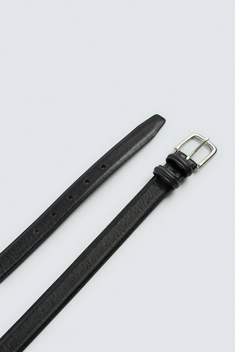 NARROW LEATHER BELT