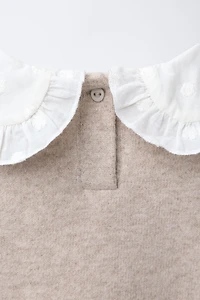 HAUT SOFT TOUCH COL CLAUDINE BRODÉ