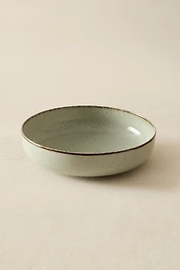 ASSIETTE CREUSE PORCELAINE BORD ANTIQUE