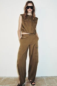 PUFFER VEST WITH ZIPPERS