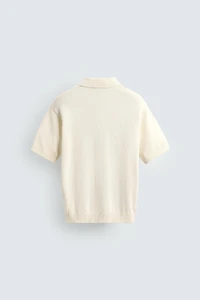 RELAXED FIT TEXTURED KNIT POLO