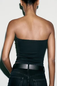 POLYAMIDE BANDEAU TOP