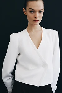 ZW COLLECTION DOUBLE BREASTED BLAZER