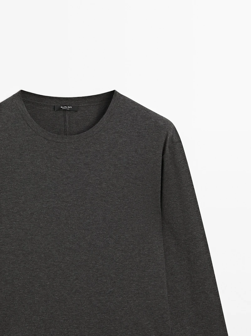 100% cotton long sleeve T-shirt
