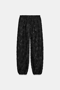 SEQUINED BALLOON PANTS