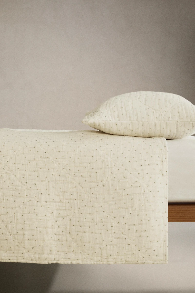 KIDS' FLORAL CHIFFON BEDSPREAD