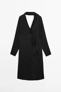 Blouse col V avec nœud - STUDIO