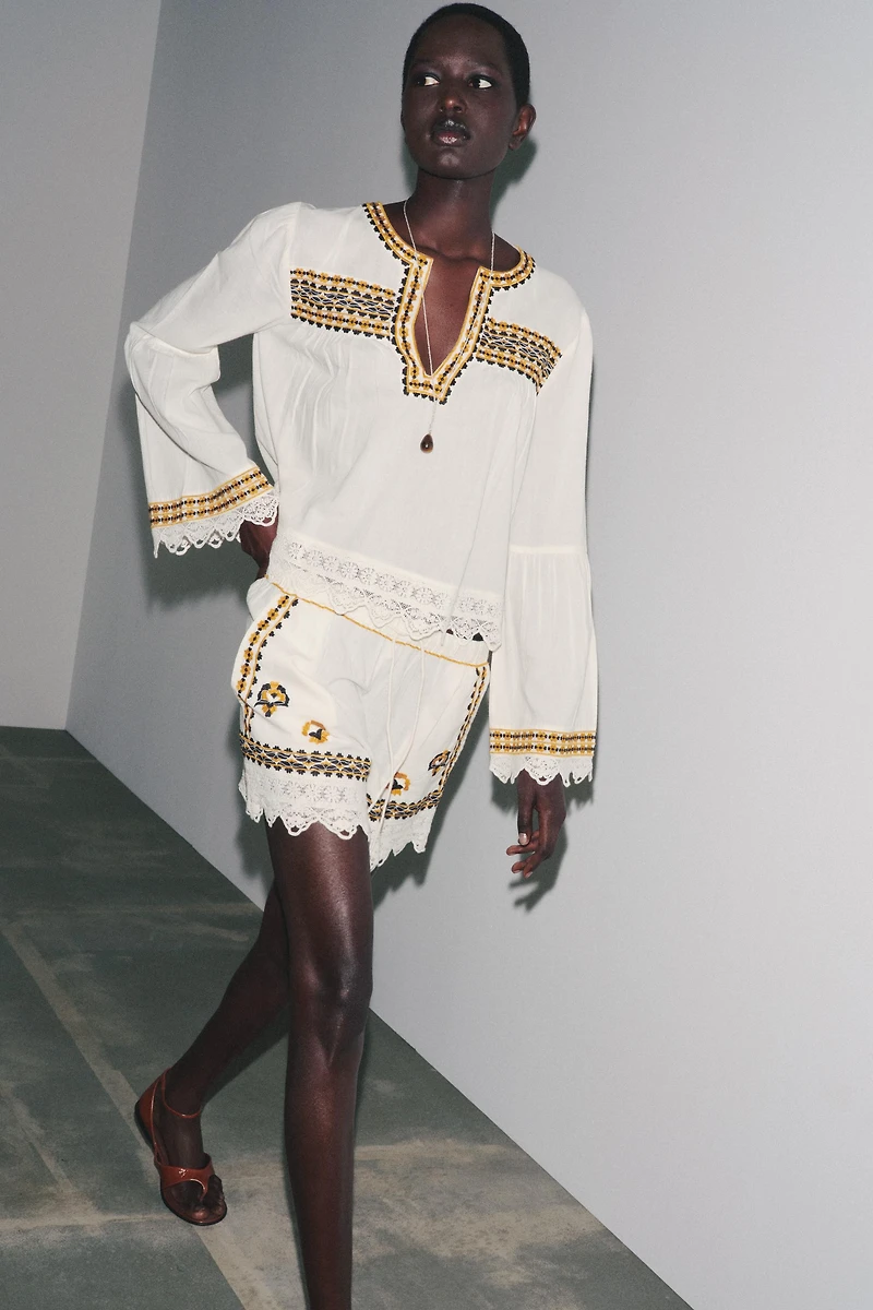 EMBROIDERED SHIRT ZW COLLECTION
