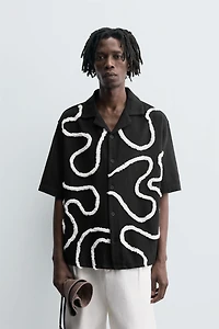 RAISED EMBROIDERY SHIRT