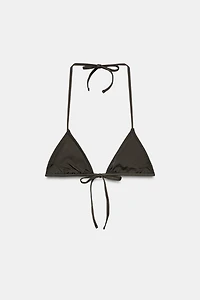 STUDDED TRIANGLE BIKINI TOP