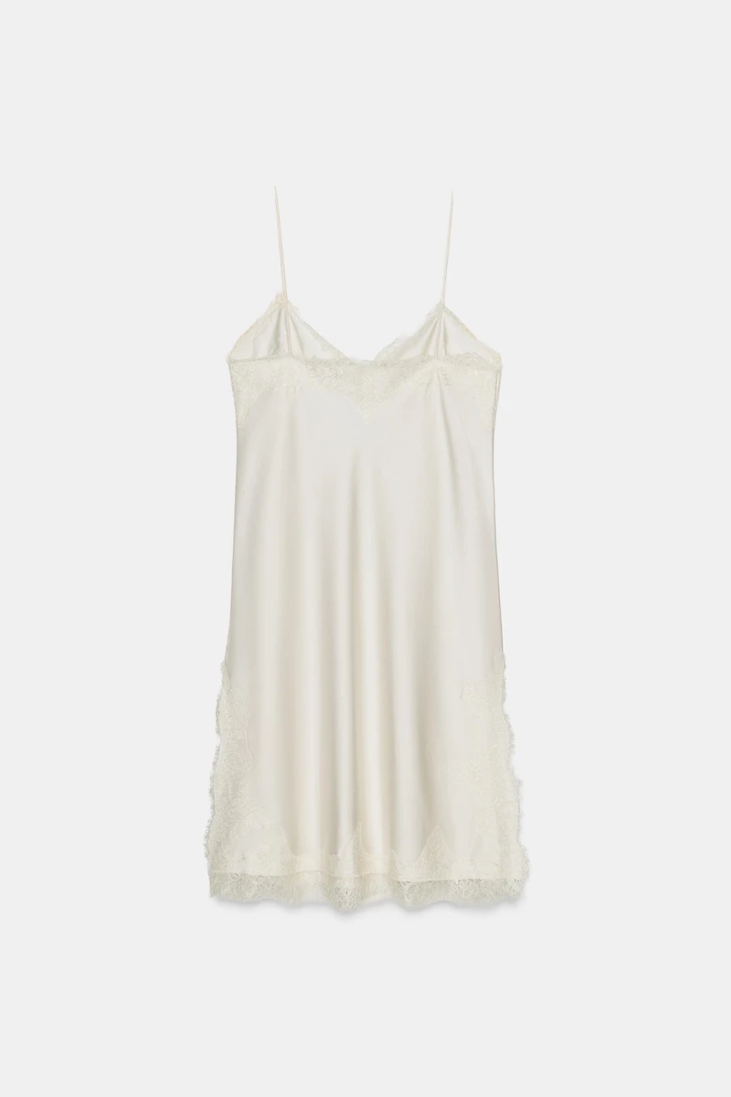 ZW COLLECTION LACE SLIP DRESS