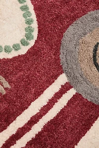 TAPIS ENFANT COTON VOITURE DE COURSE