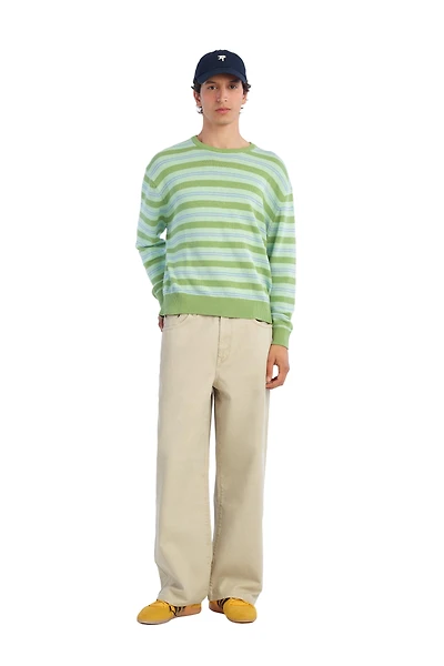 COTTON - LINEN STRIPED JUMPER