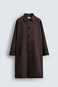 LONG WOOL BLEND TRENCH COAT LIMITED EDITION