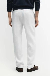 Pantalon de jogging en lin