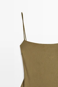 Swimsuit with thin straps