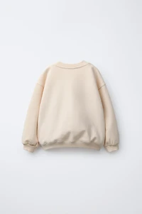 EMBROIDERED TEXT SWEATSHIRT