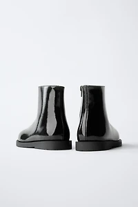 PATENT FINISH BOOTS