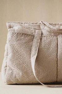 GINGHAM CHECK DIAPER BAG