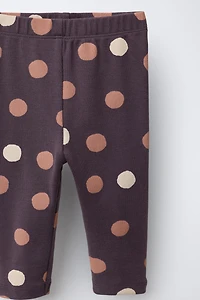 POLKA DOT SWEATSHIRT AND LEGGING SET