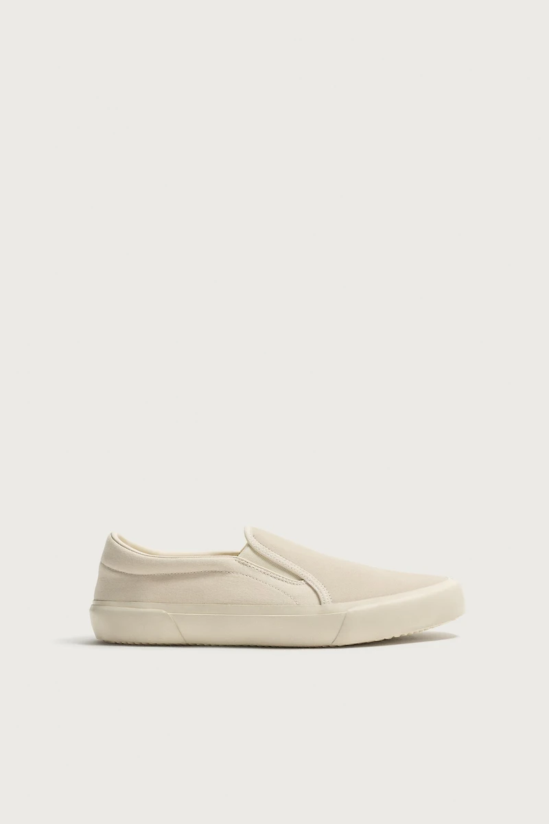 LEATHER MIXED MATERIAL SNEAKERS