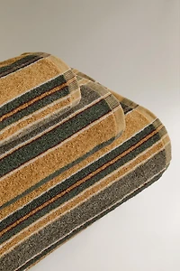 SERVIETTE DE BAIN MULTI-RAYURES COULEUR