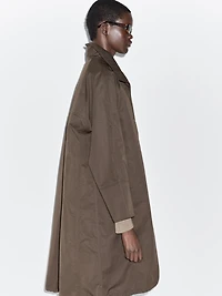 Long parka with detachable gilet