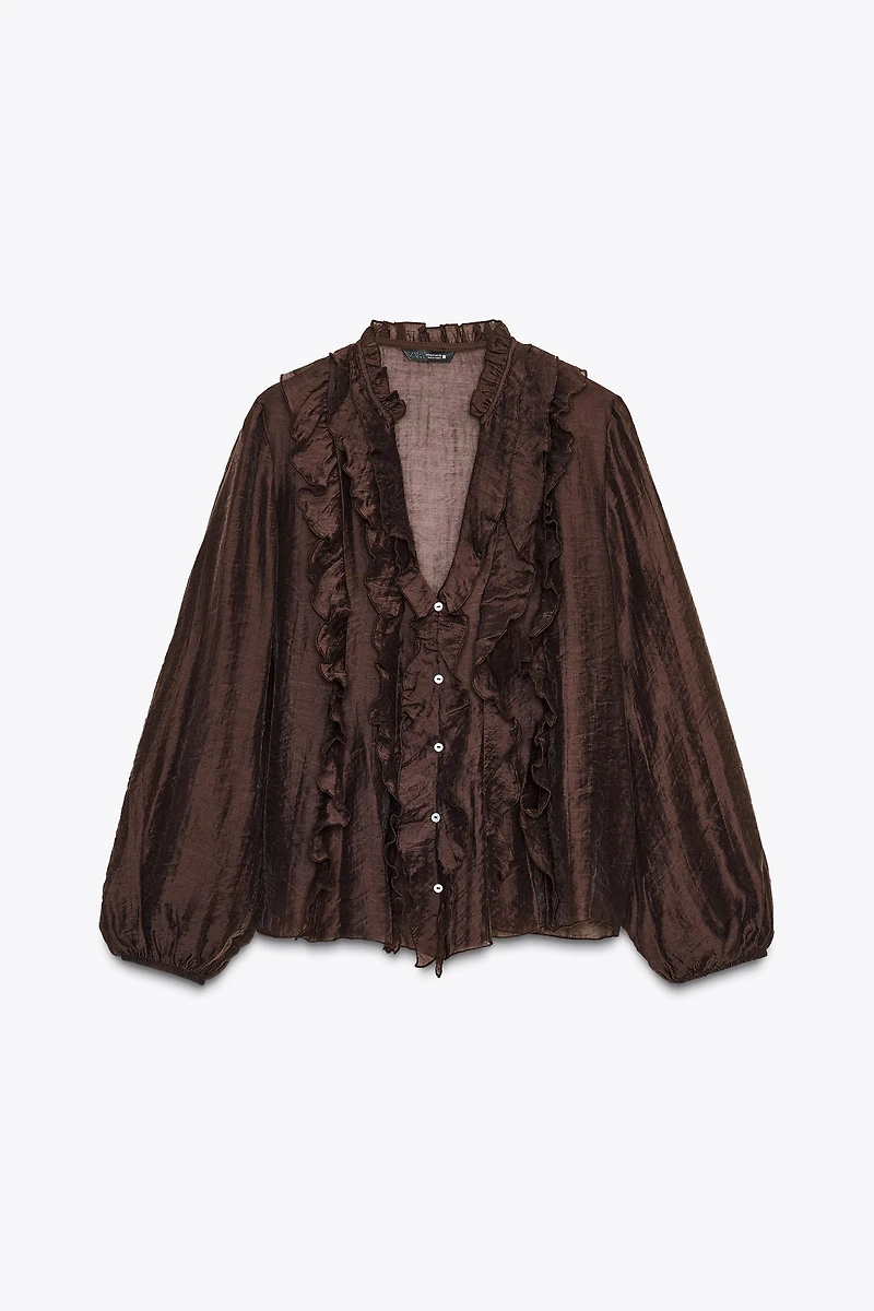 RUFFLED BLOUSE