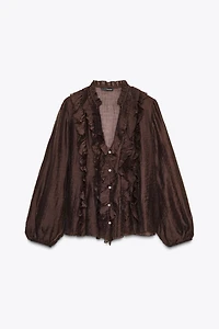 RUFFLED BLOUSE