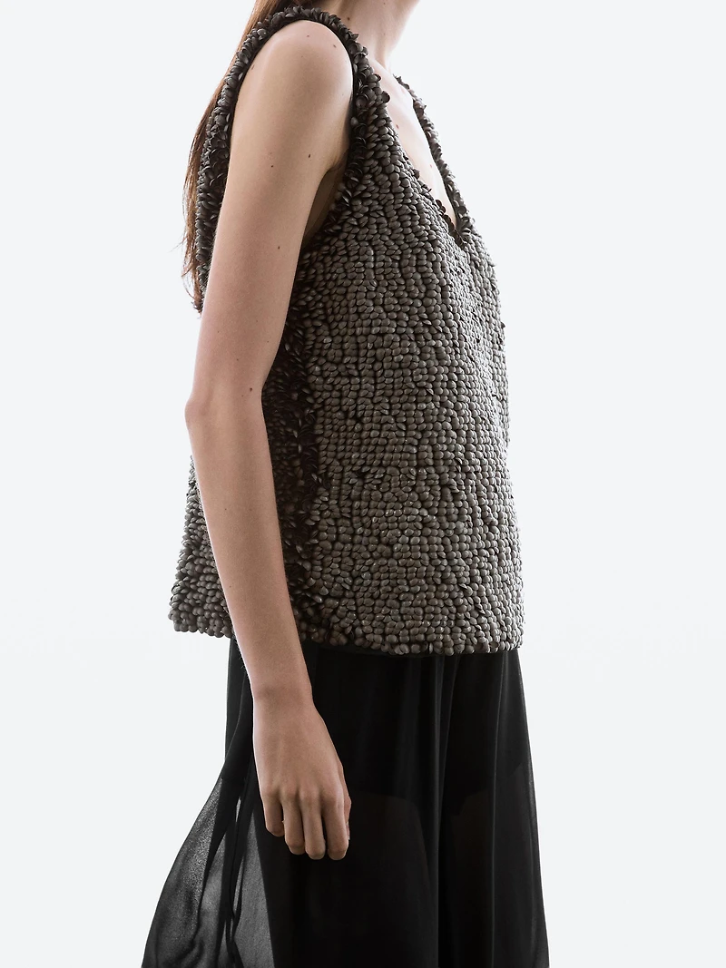 Débardeur perles fantaisie