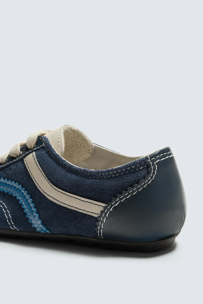 LEATHER TRAINERS HARRY LAMBERT FOR ZARA X DISNEY