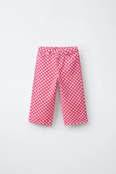 CHECKERED CULOTTES