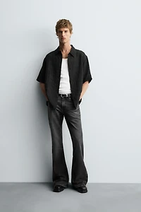 FLOWY TEXTURED SHIRT