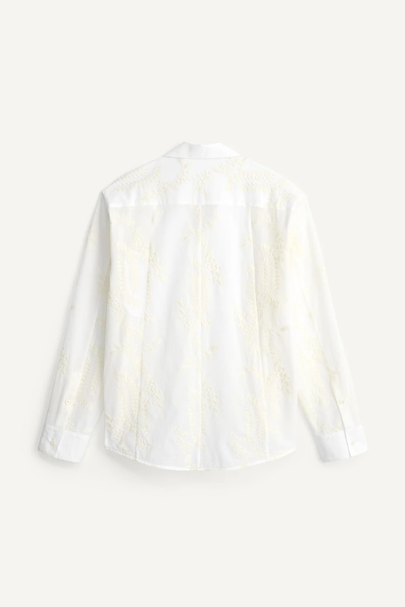 RELAXED FIT EMBROIDERED SHIRT