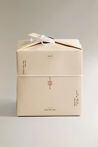 BOUGIE PARFUMÉE CARRÉE CUIR NUIT