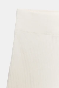 RIBBED STRAIGHT SKIRT