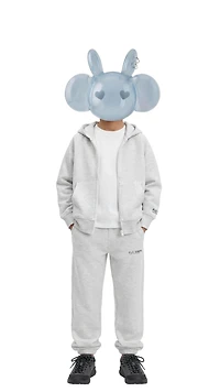 SWEAT EN MOLLETON ZIPPÉ