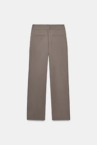 MID-RISE STRAIGHT LEG PANTS