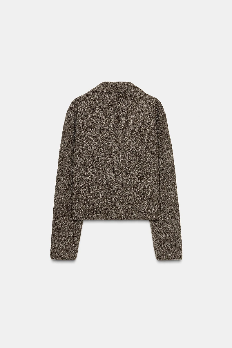 GILET EN MAILLE JASPE