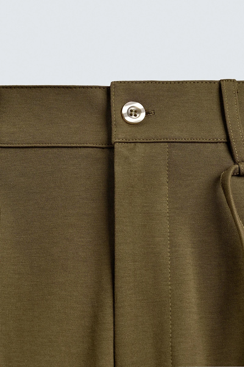 PLEATED DRAWSTRING PANTS