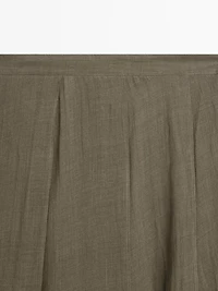 Long flowing skirt with ruffles