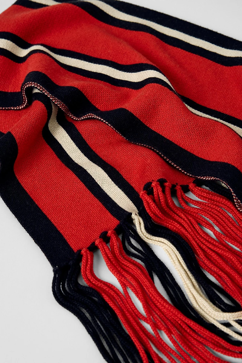 ÉCHARPE À RAYURES BOBBY GILLESPIE X ZARA